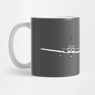 Piper Cherokee - General Aviation Airplane Mug